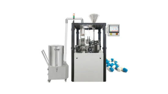 آلة ملء كبسولات 220 فولت حجم 3 5.5kw مع شهادة GMP CE