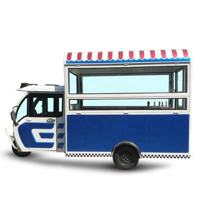 3 Wheel Barbecue Food Cart Green Food Truck Bbq Catering Coffee Bar