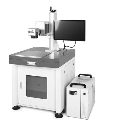 Portable UV Fiber Laser Marking Machine Desktop Laser Engraver For Metal