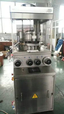 Rotary Pharmaceutical Tablet Press 7.5kw Powder Tablet Press Stainless Steel